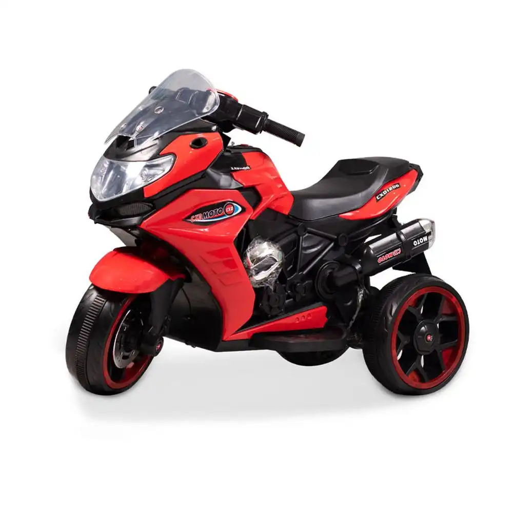 Bruce Electric Ride-on Motorcycle for Kids - Red - CXD1200