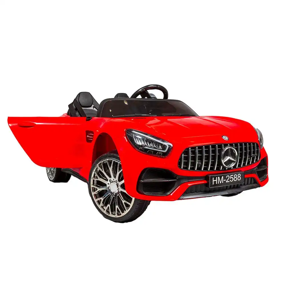 Mercedes Sport Electric Rides on Car for Kids with Remote Control - Red - HM2588