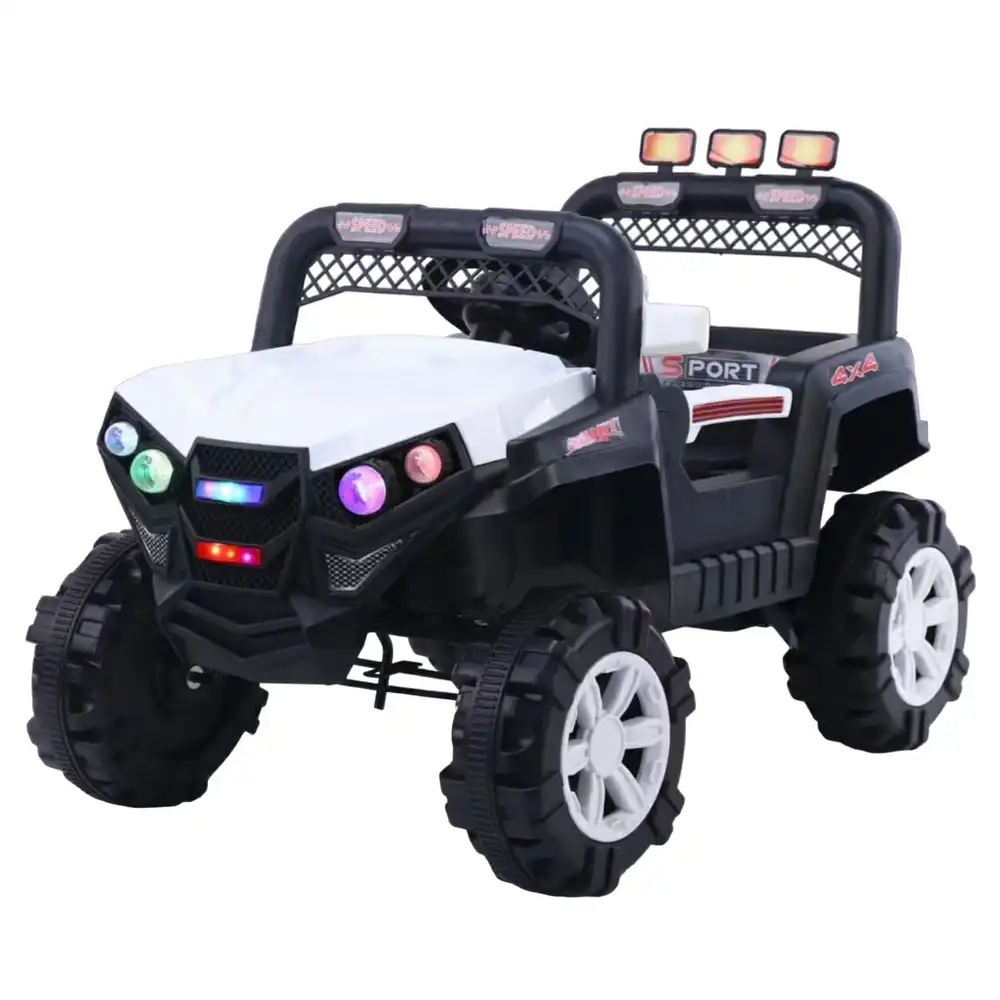 Brum Electric Rides-on Car for Kids with Remote Control - White - 769