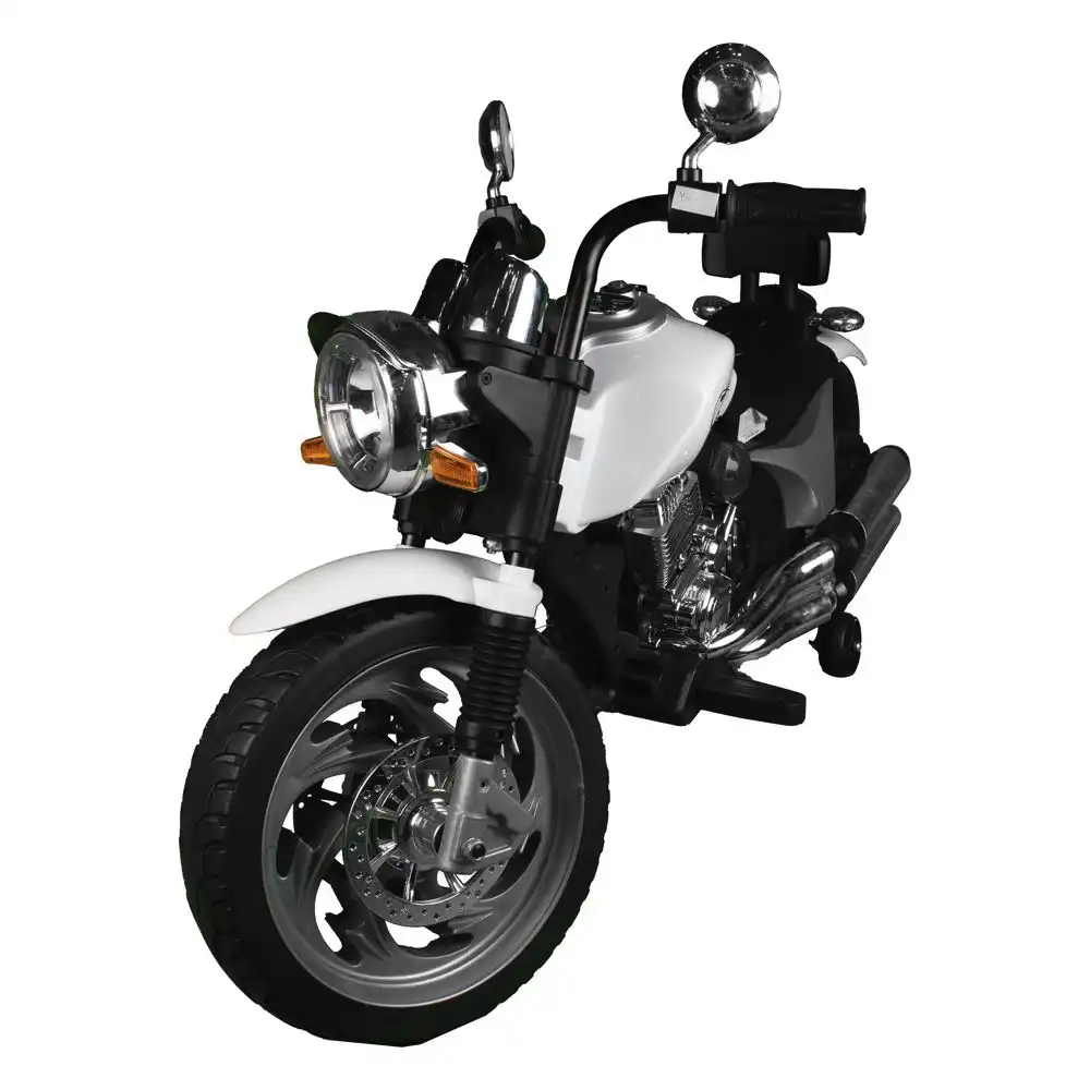 Harley Ride-on Motorcycle for Kids - White - BLF-916