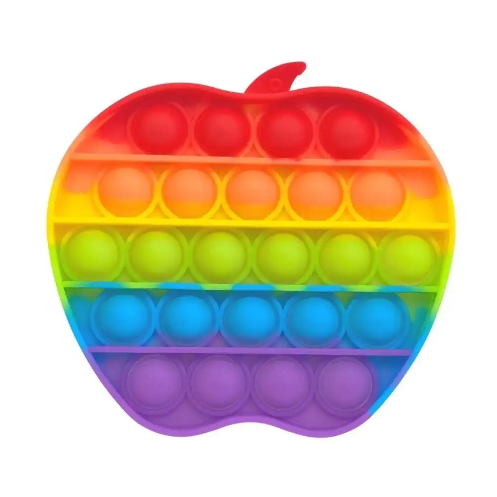Pop It Fidget Rainbow Apple Shape - CD-06 | Toyagator