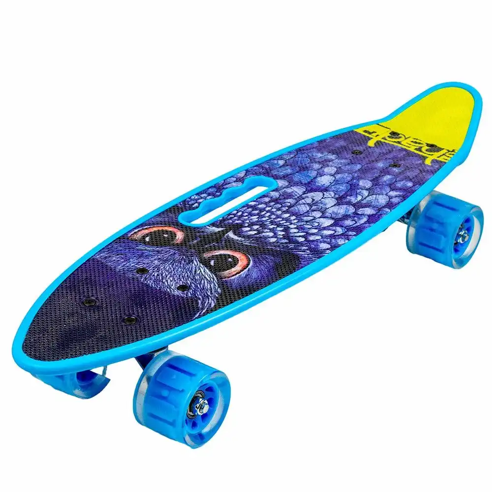 Colorful Mixed Shapes Blue Skate Board - 212