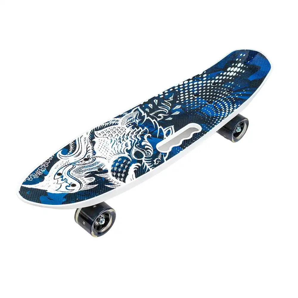 Colorful Mixed Shapes Black Skate Board - 213