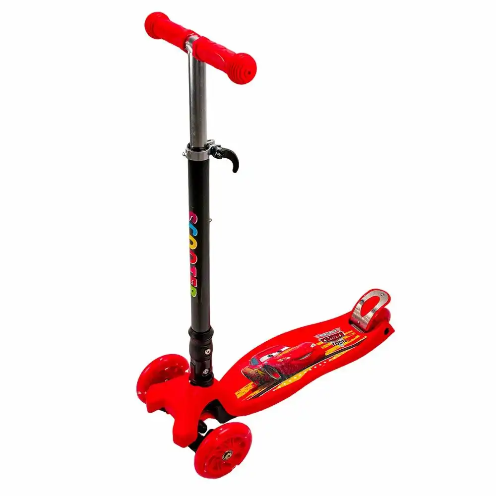 Foldable Light Wheels Red Scooter - 316A