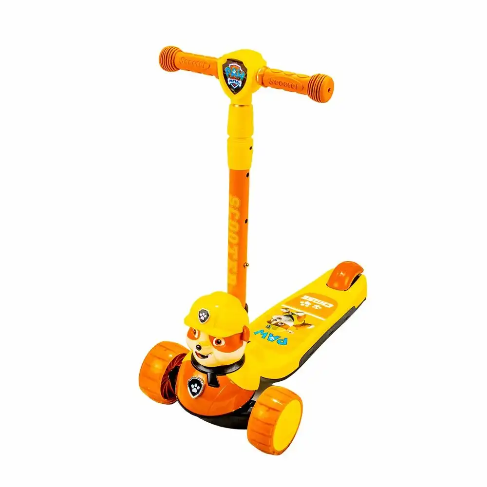 Foldable Light Wheels Yellow Scooter - WWD-01