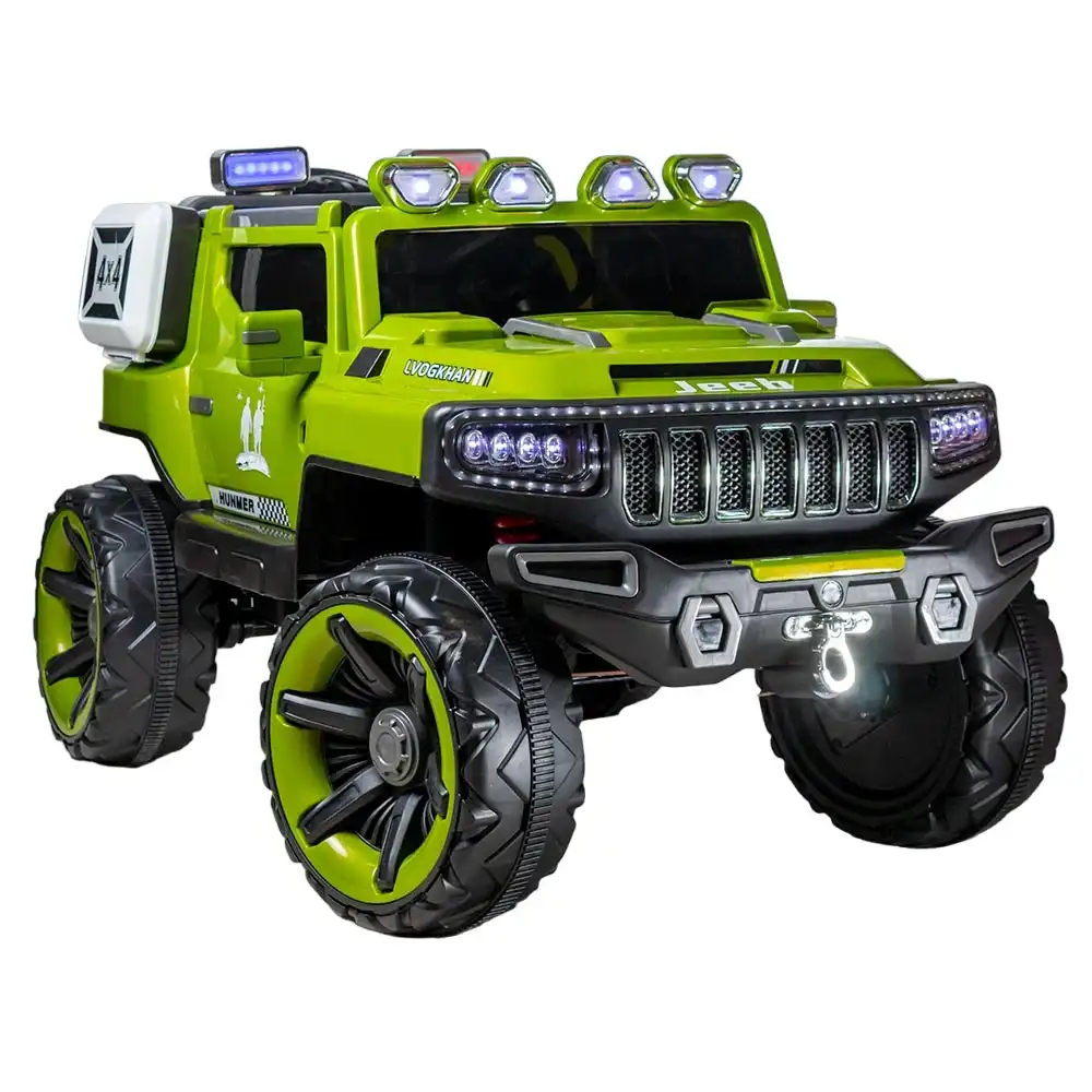 Ecto Electric Rides-on Car for Kids with Remote Control - Green - JB-500