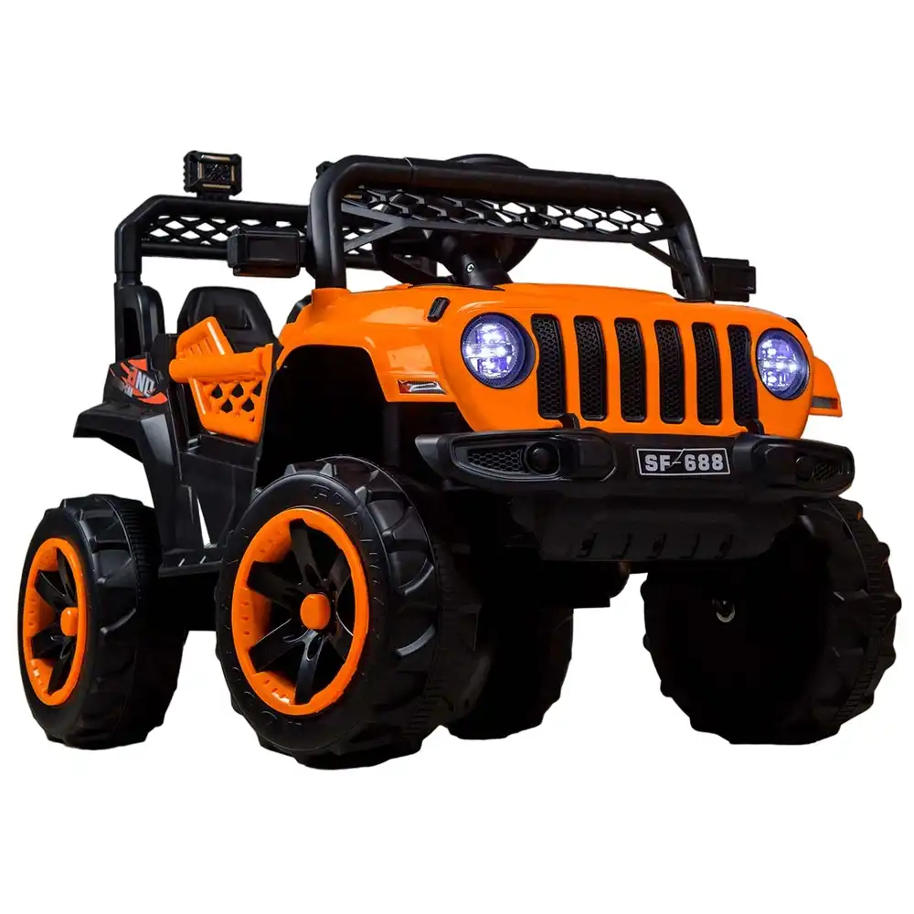 Charlie Electric Rides-on Car for Kids with Remote Control - Orange - SF-688