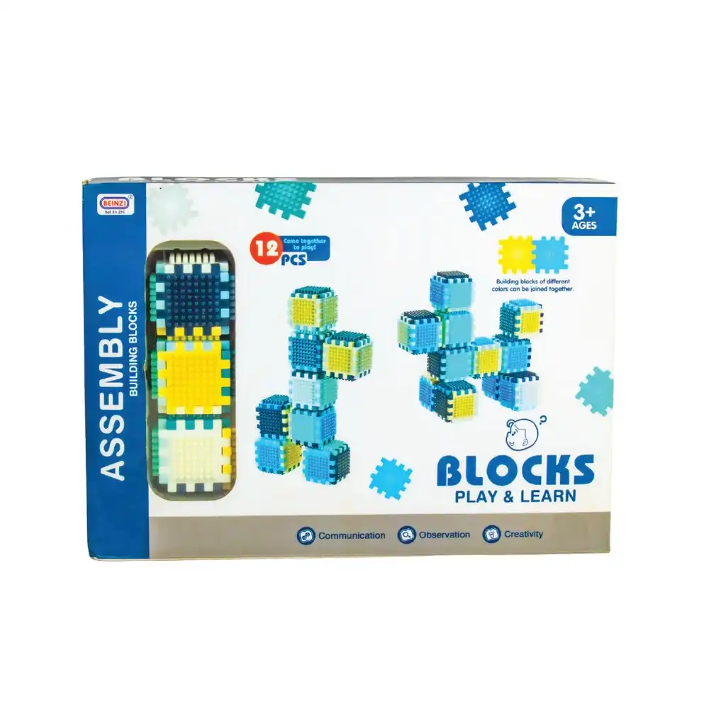 Assembly Building Blocks 12 Pieces - BL372560