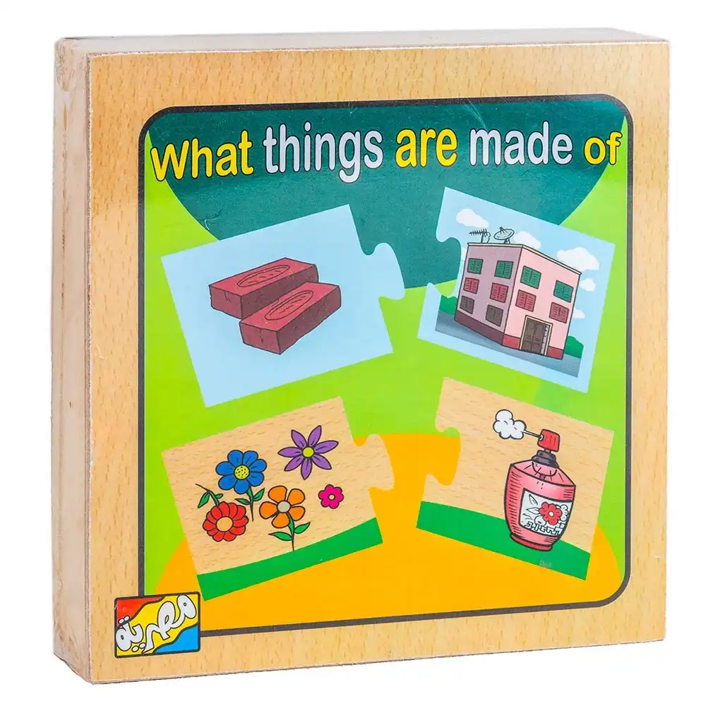 What Things are Made of Game Set Wooden Box -  7166