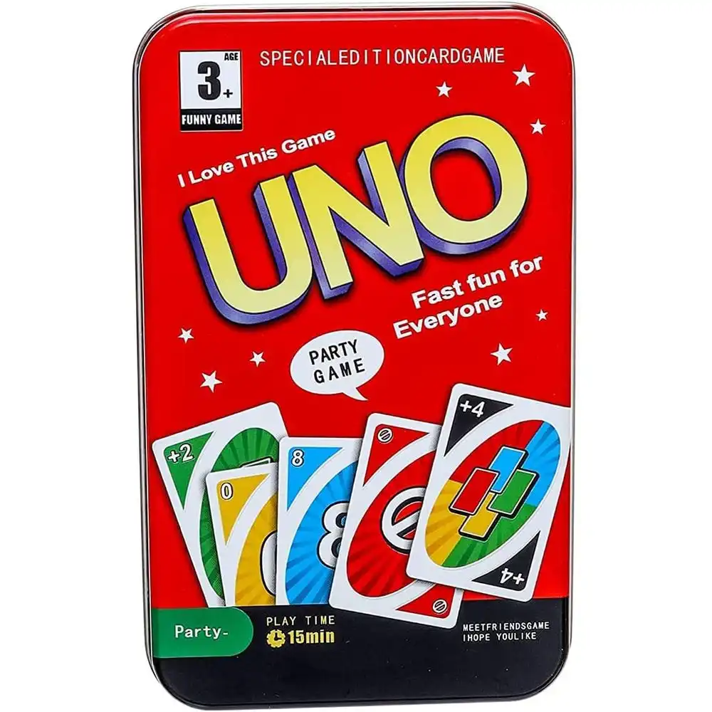 UNO Playing Cards Red Edition with 2 Packs - MA008-ZGY-1