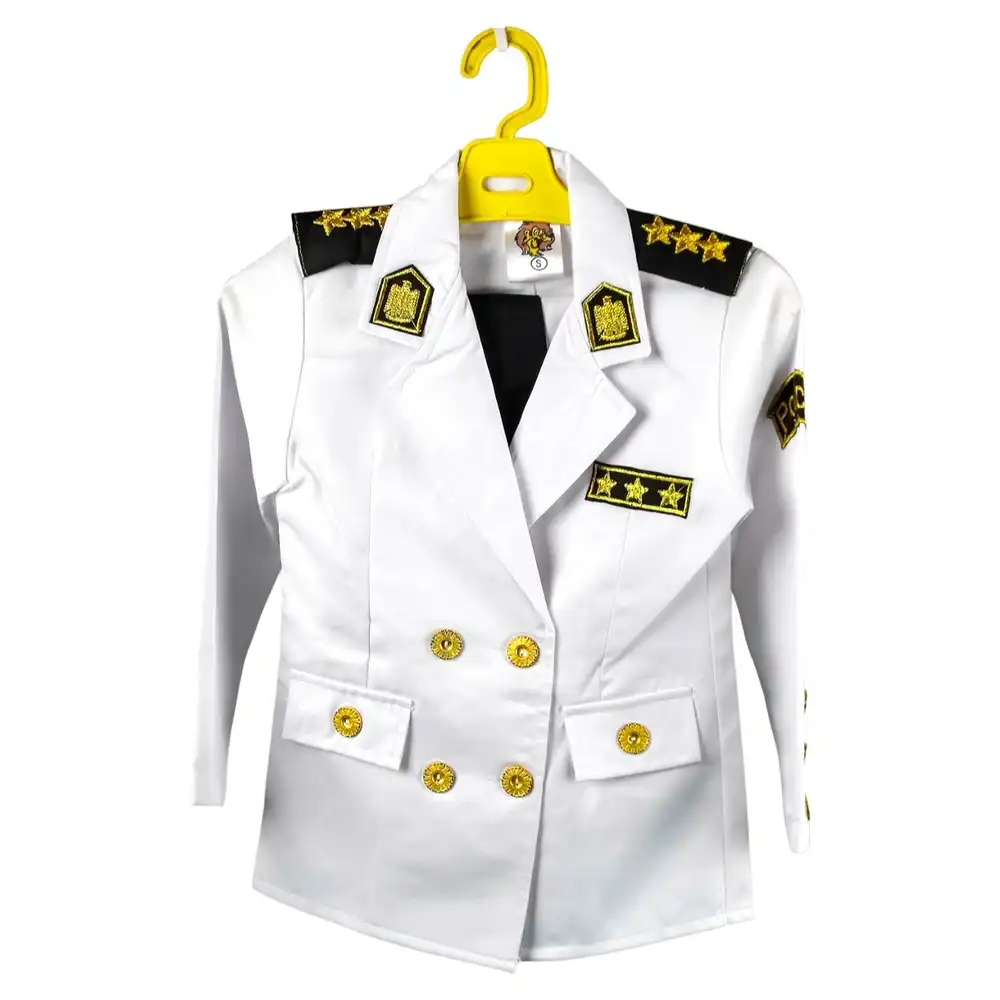 White Police Woman Cloths L Size 8-9 Years - L