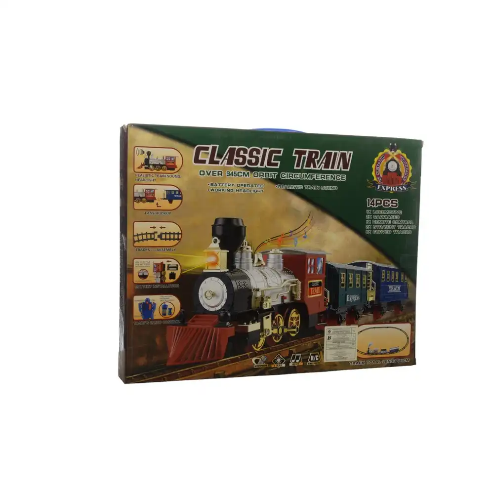 Classic Train with Remote Control 14 Pieces - 187
