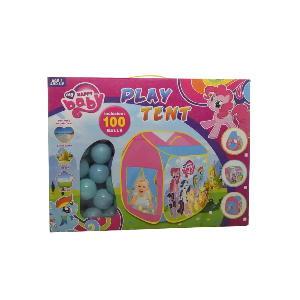 My Happy Baby Play Tent 100 Balls - 995-7111B