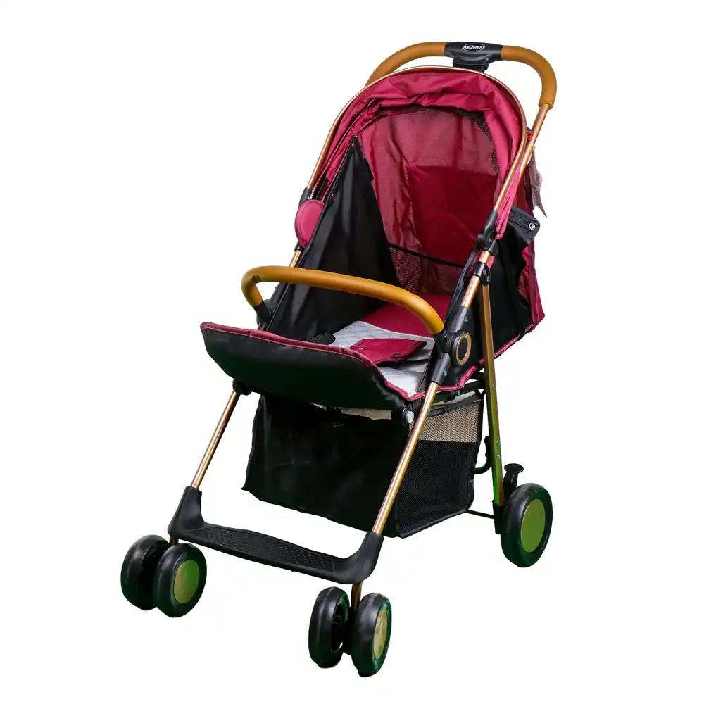 Baby Stroller 2 in 1 Red Multi Position - T186D