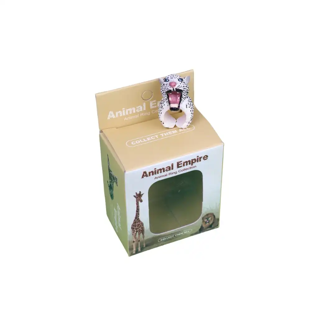 Animal Empire Black White Tiger Ring - ZZ14214