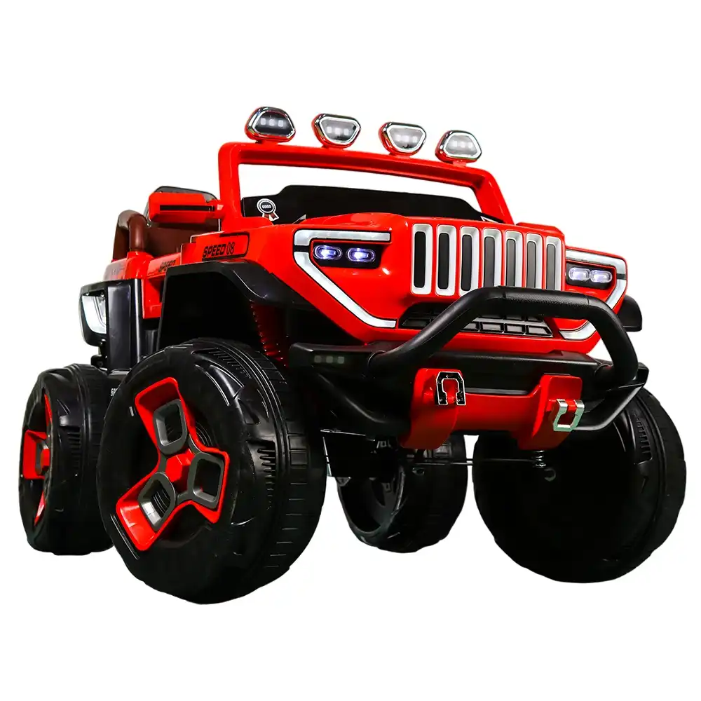 Candida Electric Rides on Car for Kids with Remote Control - Red - D-HB185