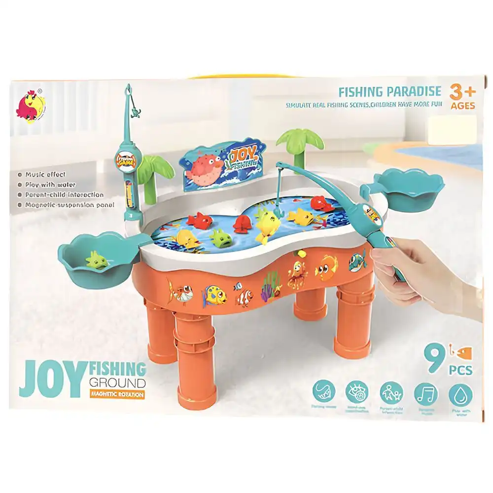 Joy Fishing Ground Magnetic Rotation With Light and Sound 9 Pieces - RIL00154