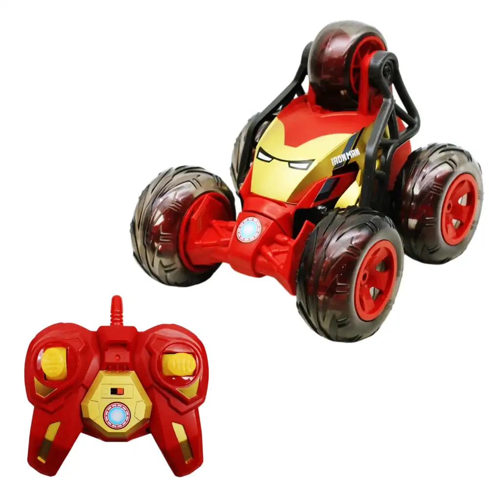 Marvel Iron Man Stunt 5 Wheels Car with Remote Control - MM5588-624-03