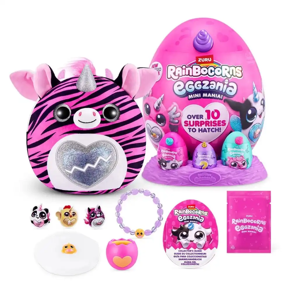 Zuru - Rainbocors Eggzania Mini Mania First Figure 10 Surprises - 9296