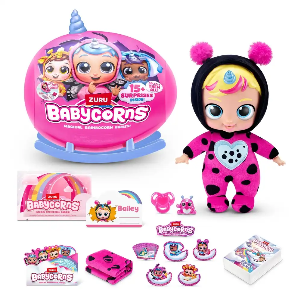 Zuru - Babycorns Doll 30 Surprises - Ladybug - 92107