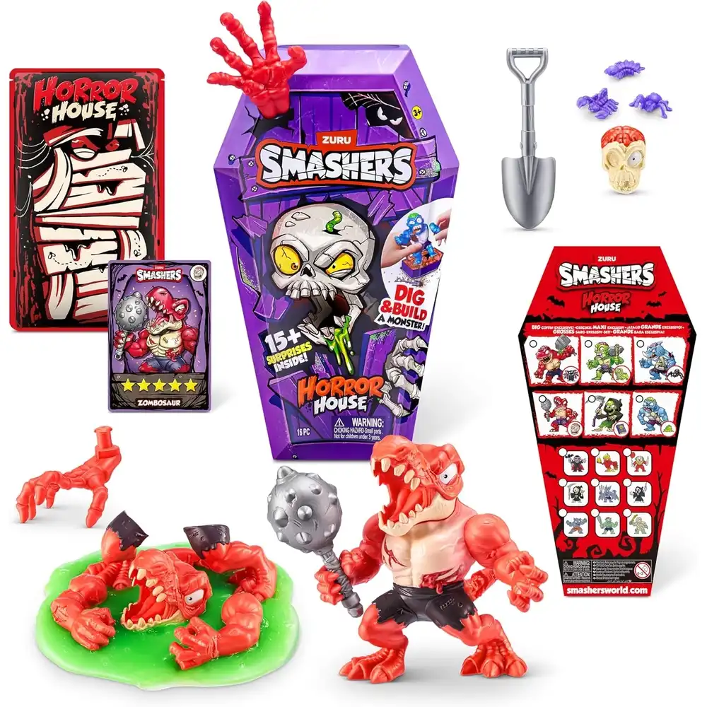 Zuru - Smashers Horror House 15 Surprises - Zombosaur - 74125