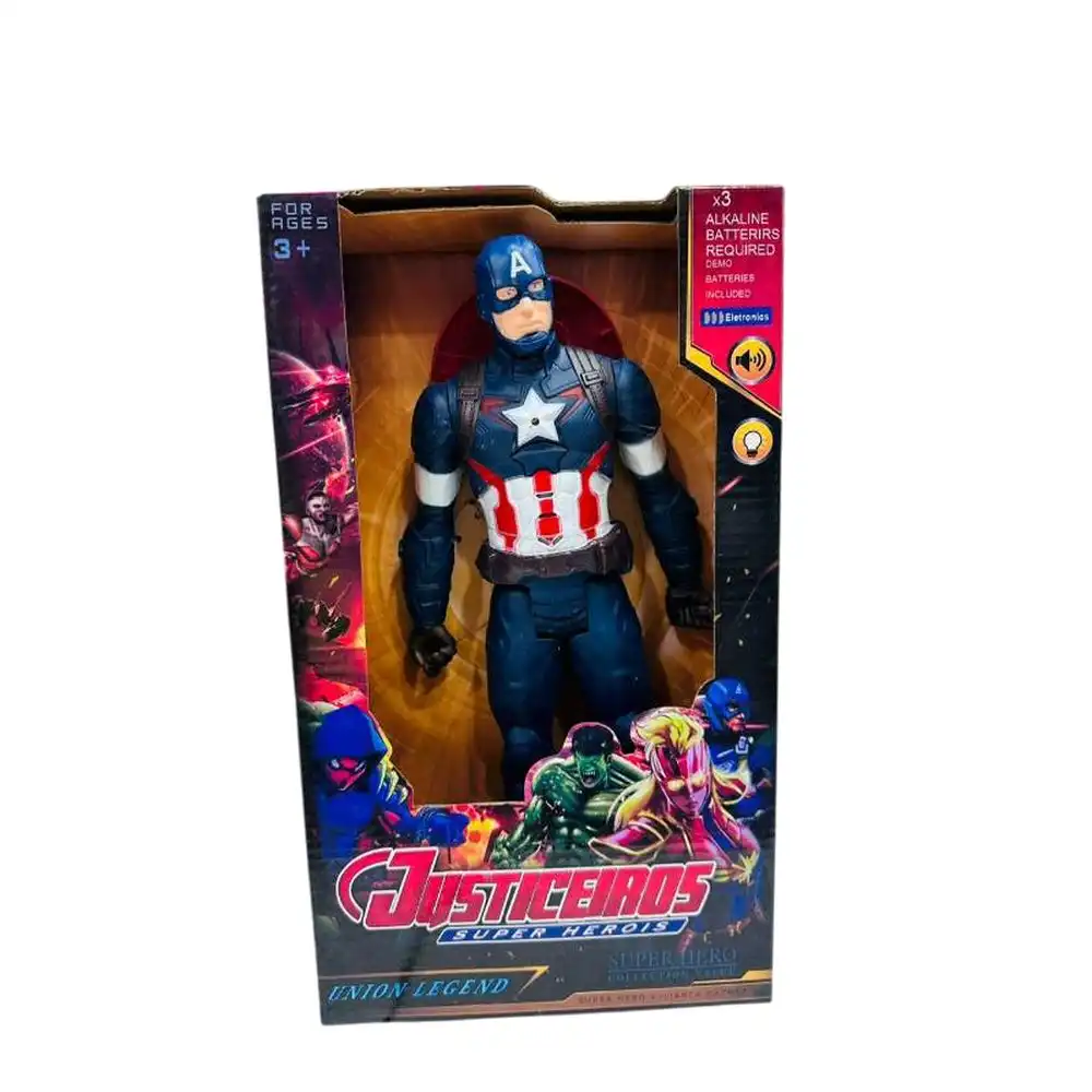 Justiceiros Union Legend Captain Amercia With Lights And Sounds - 99109