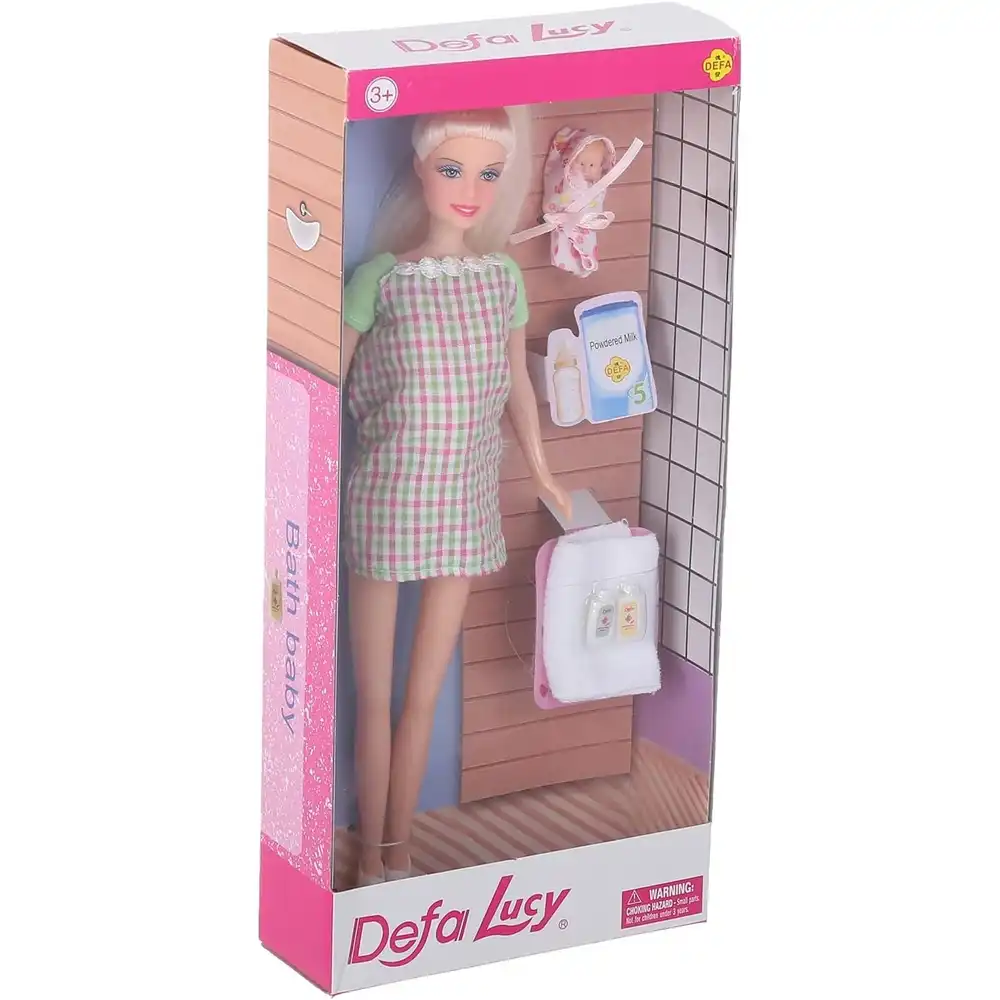 Defa - Lucy Doll with Bath Baby & Accessories - 8357
