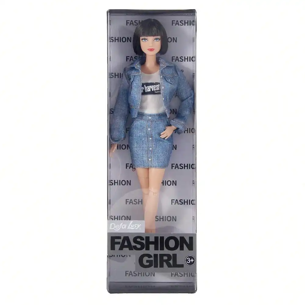 Defa - Lucy Fashion Girl with Jeans Jacket & Skirt - 8508