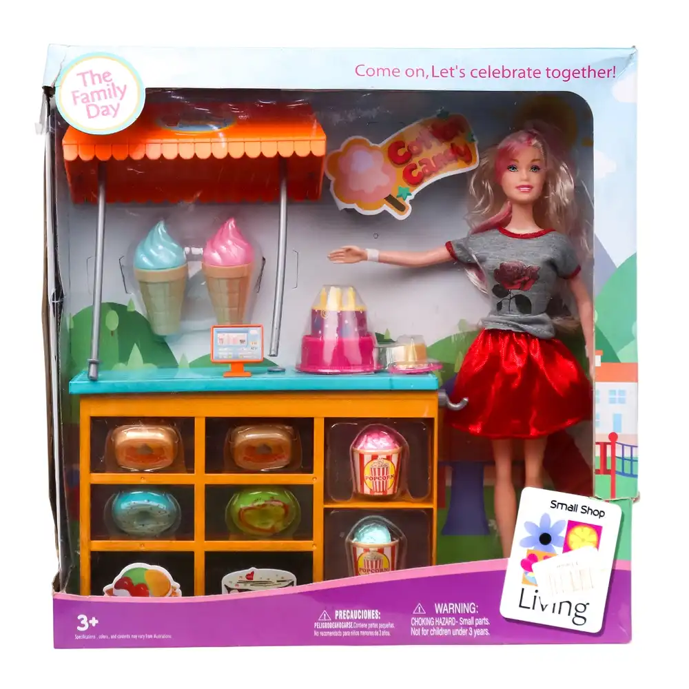 Cotton Candy Shop with Fashion Doll & Accessories - JX200-68