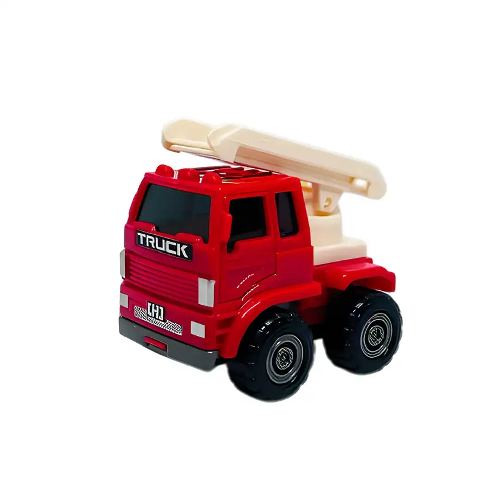 Tractor Fire Mini Engineering Truck - Red - HT-374