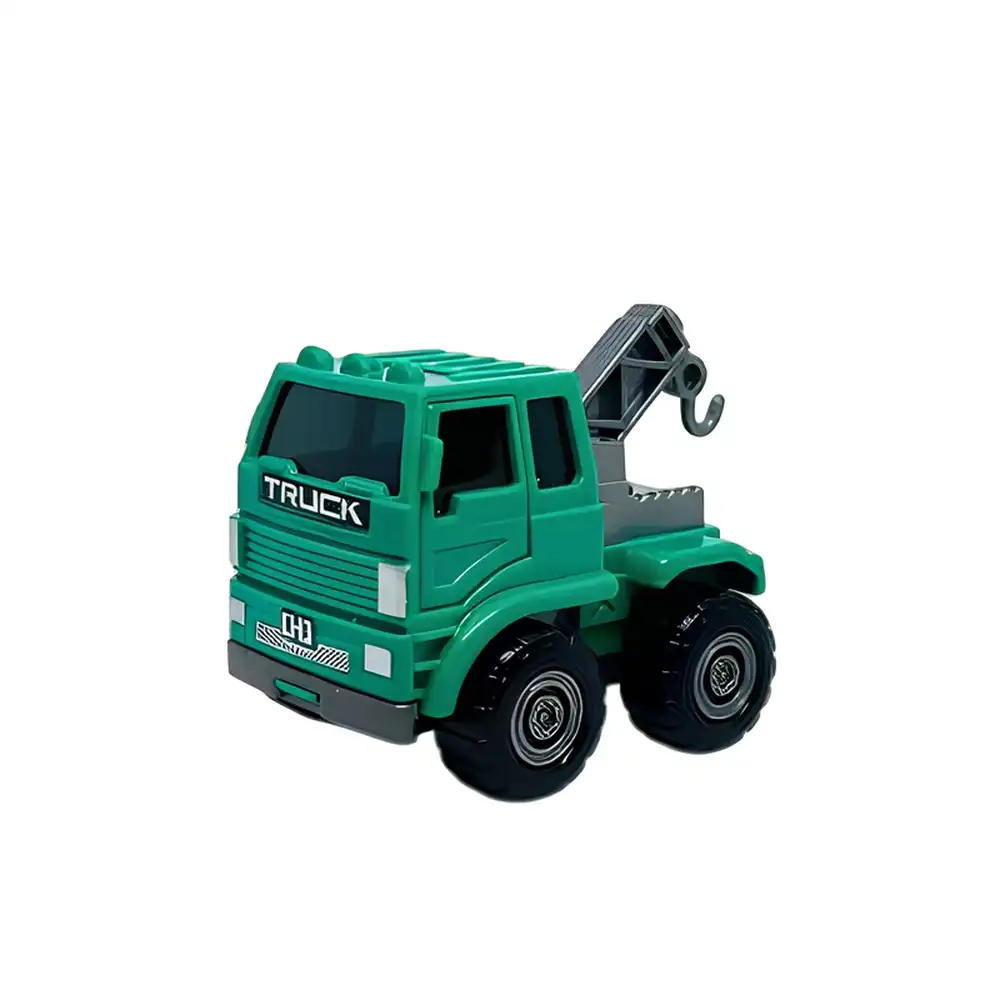 Crane Mini Engineering Truck - Green - HT-374