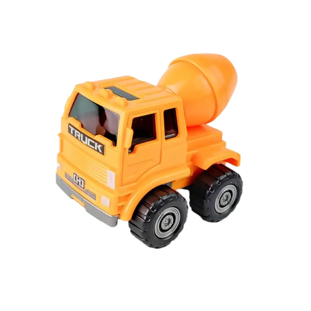 Cement Mixer Mini Engineering Truck - Orange - HT-374