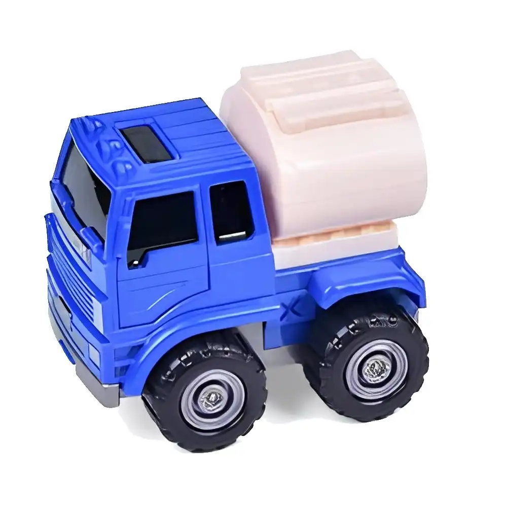 Oil Tanker Mini Engineering Truck - Blue - HT-374