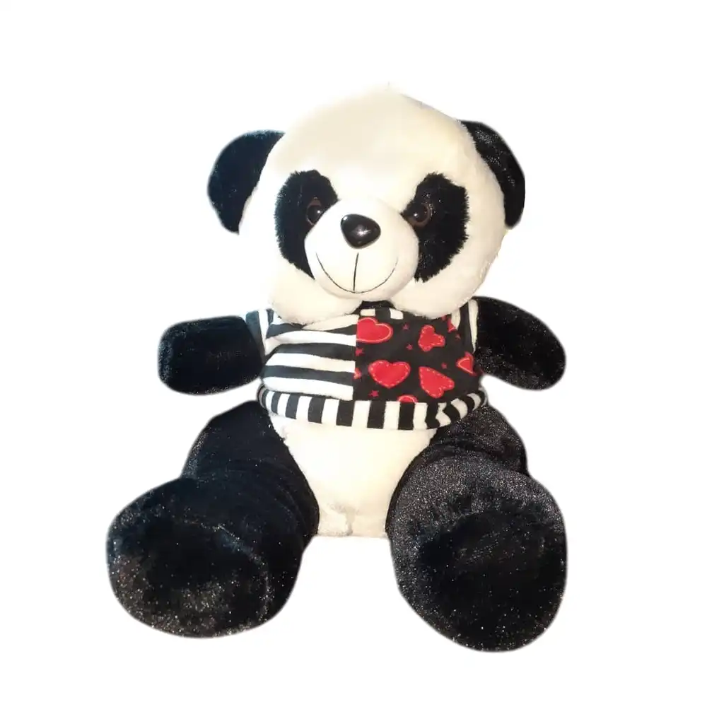 Panda Plush Doll with Shirt Small Size - S