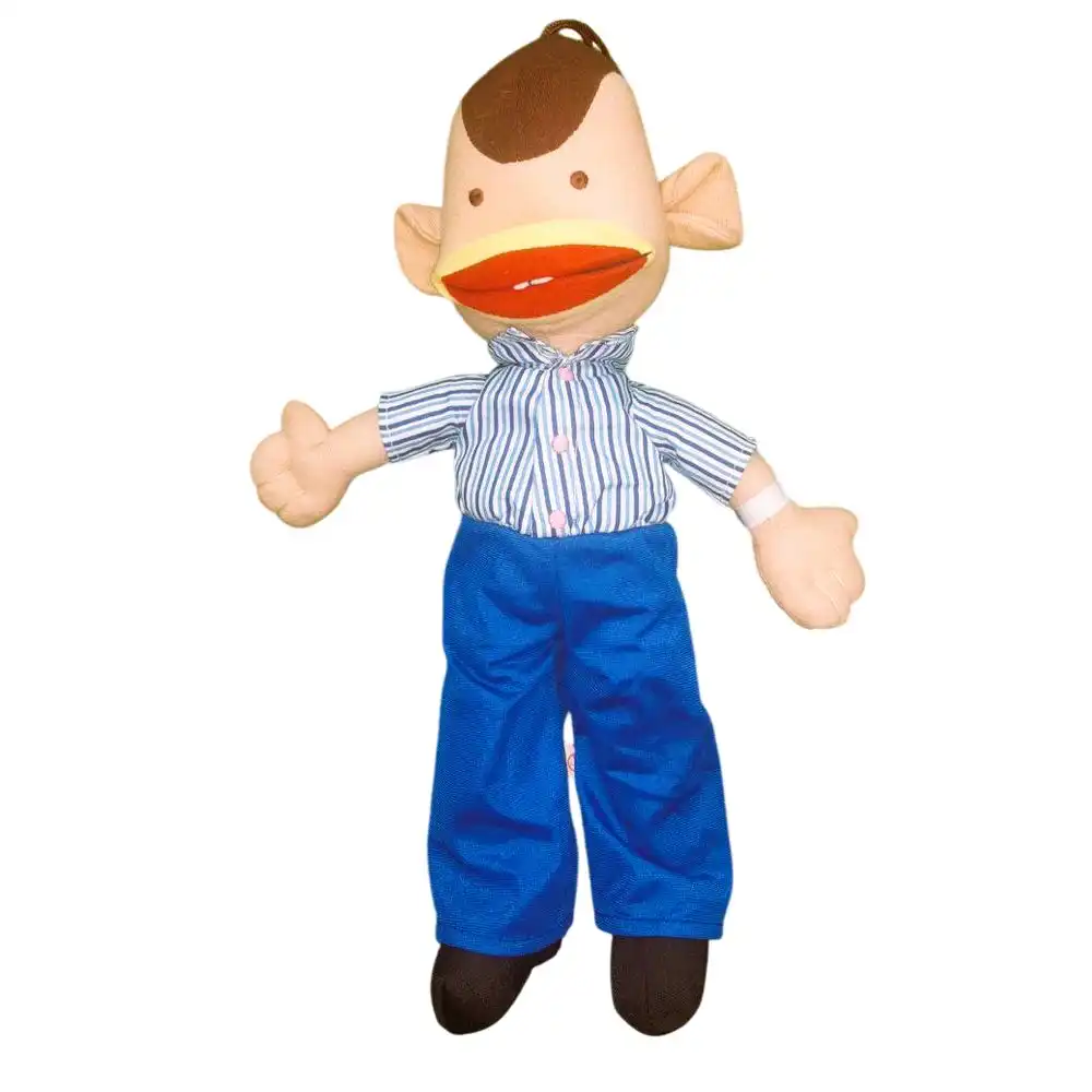 Boogie Plush Doll Striped Shirt and Blue Trousers - 2159