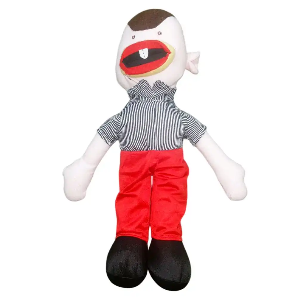 Boogie Plush Doll Striped Shirt and Red Trousers - 2162