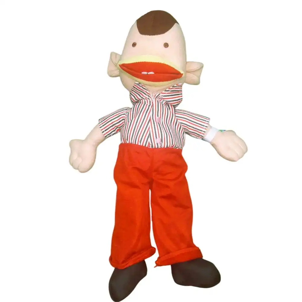 Boogie Plush Doll Striped Colors Shirt and Red Trousers - 2163