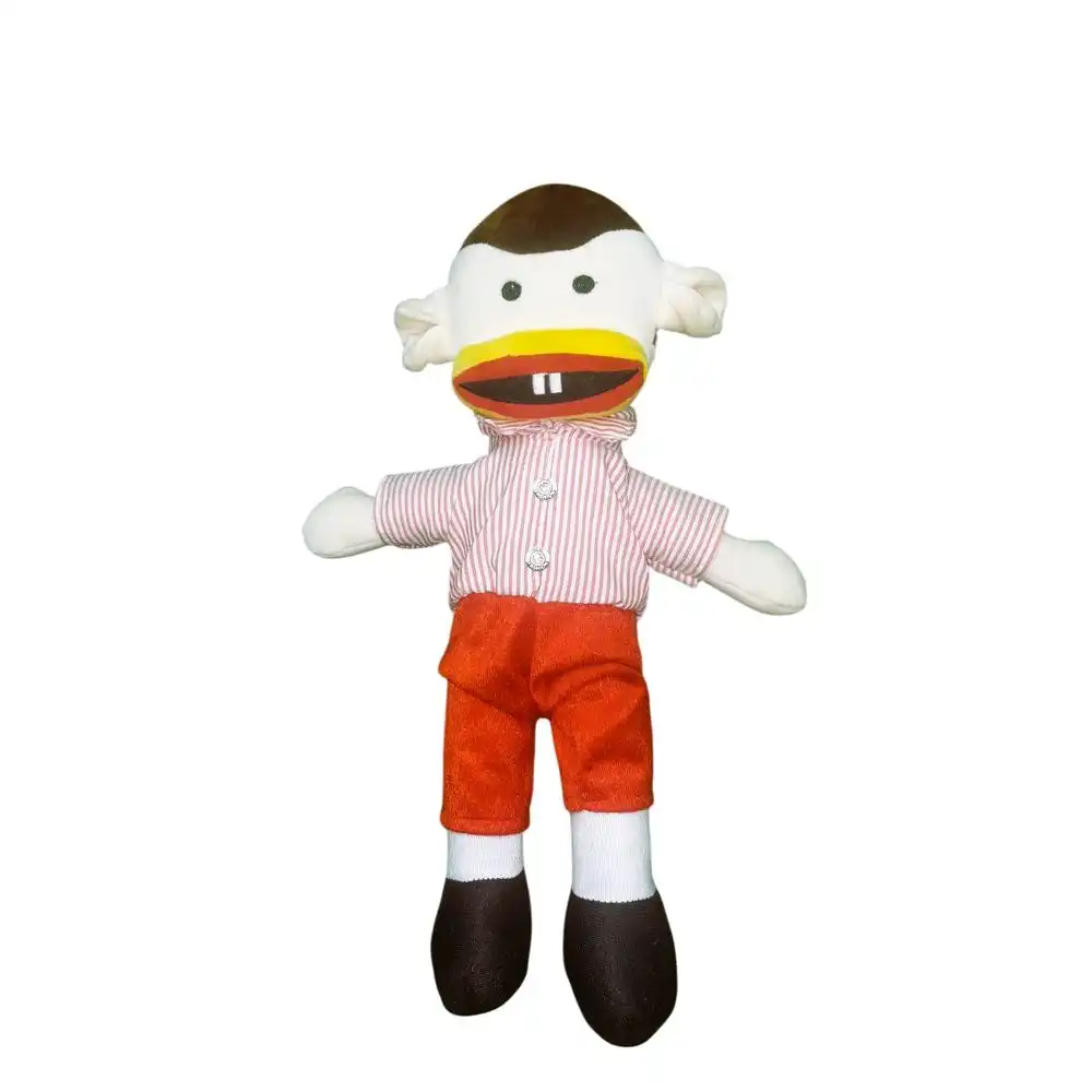 Boogie Plush Doll Striped Shirt and Red Trousers - 2164