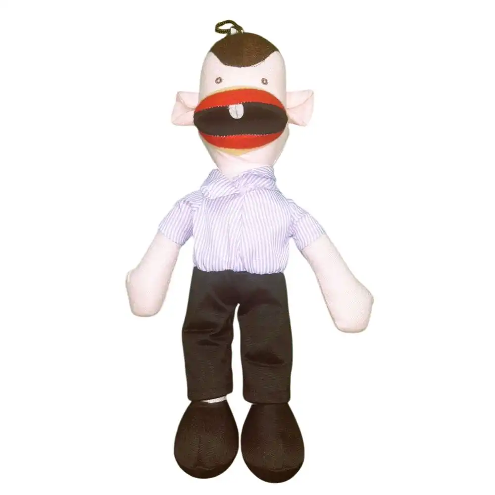 Boogie Plush Doll Striped Shirt and Black Trousers Small Size - S