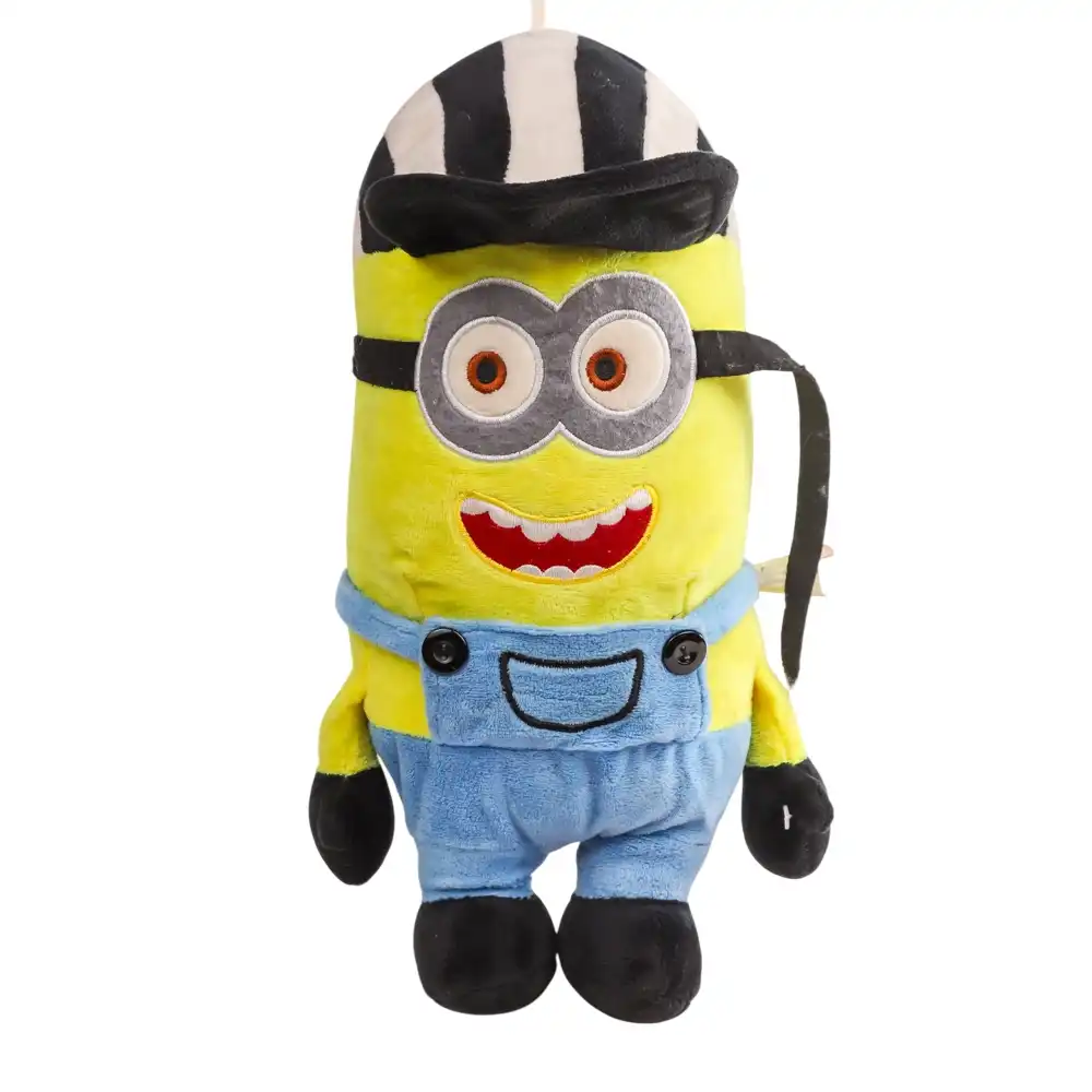 Despicable Me Minion with Black Hat Soft Plush Game for Kids - 2251