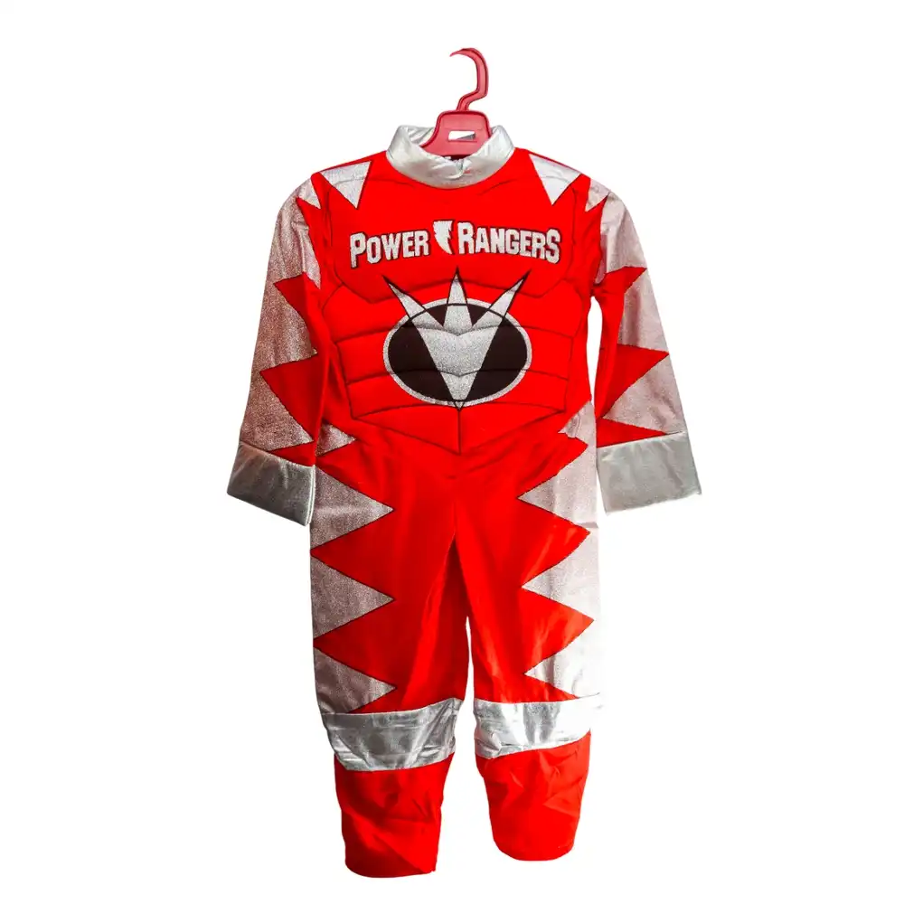 Power Rangers Red Superhero Cloths Medium Size - M