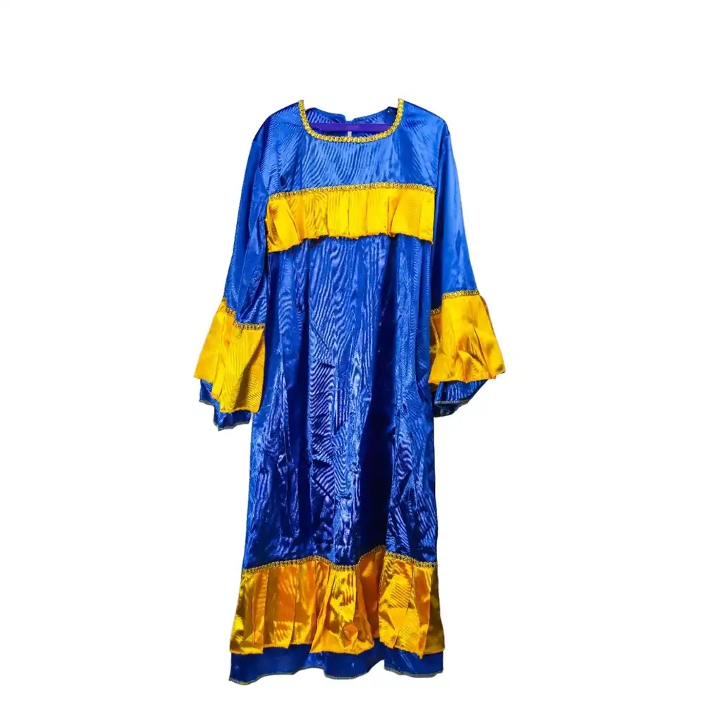 Farmer Blue Cloths for Girls Medium Size - M