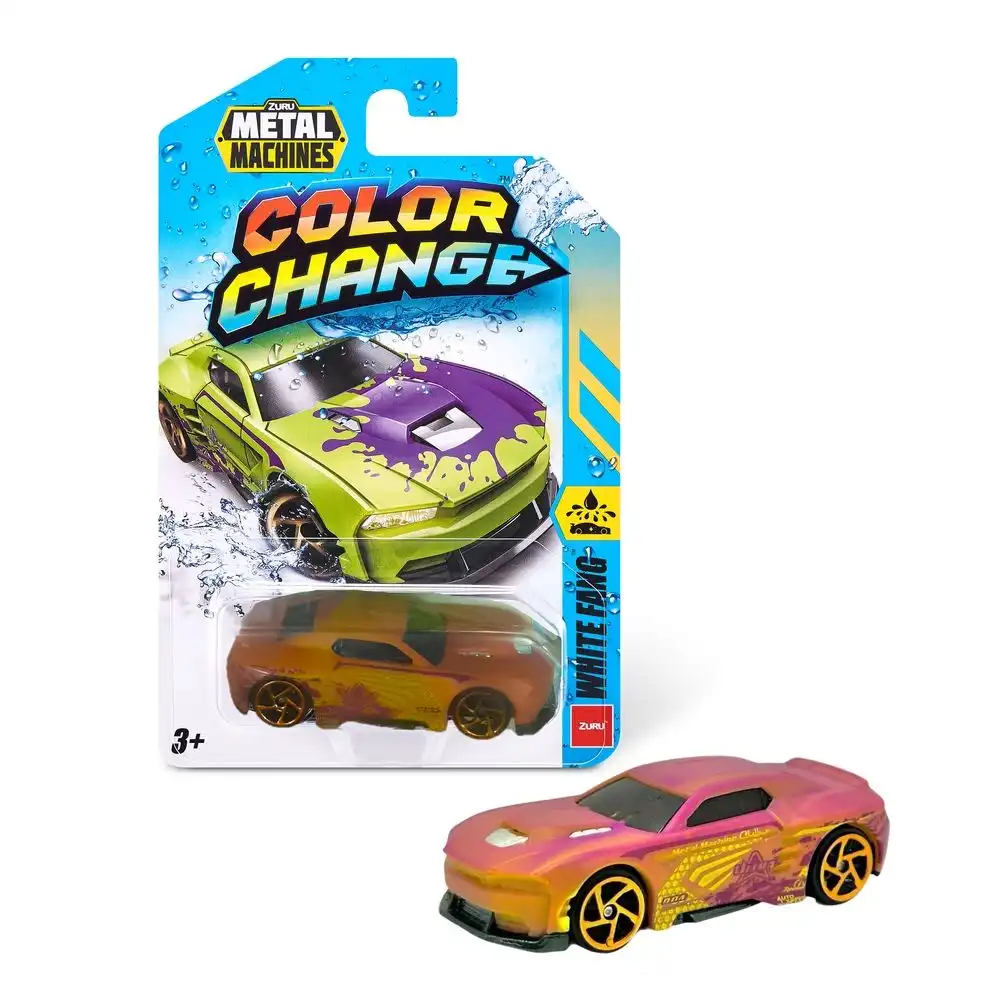 Zuru - Metal Machine Color Change Cars 1/64 Die Cast Model - White Fang - 67100