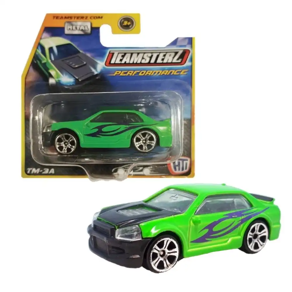Teamsterz - Performance Metal 3 Inch Green Performance Car - TM-3A - 1416228