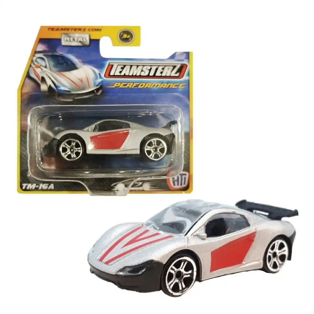 Teamsterz - Performance Metal 3 Inch Silver Performance Car - TM-16A - 1416228