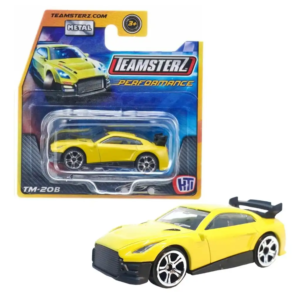 Teamsterz - Performance Metal 3 Inch Yellow Performance Car - TM-20B - 1416228