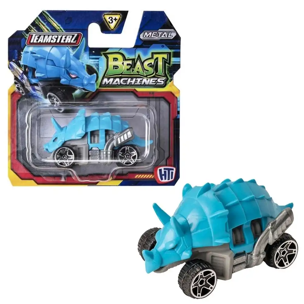 Teamsterz - Beast Machine Metal 3 Inch Blue Rhino Car - BM003-2B - 1417432