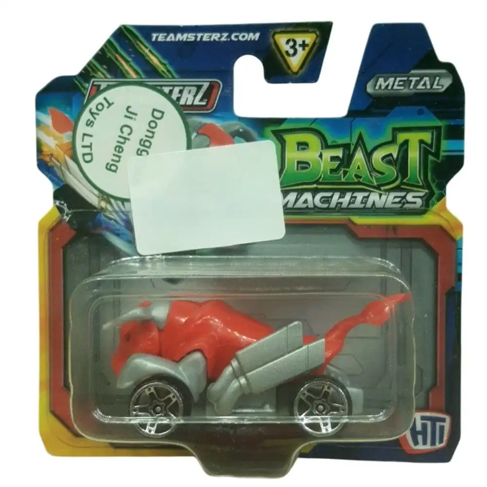 Teamsterz - Beast Machine Metal 3 Inch Red OX Car - 1417432