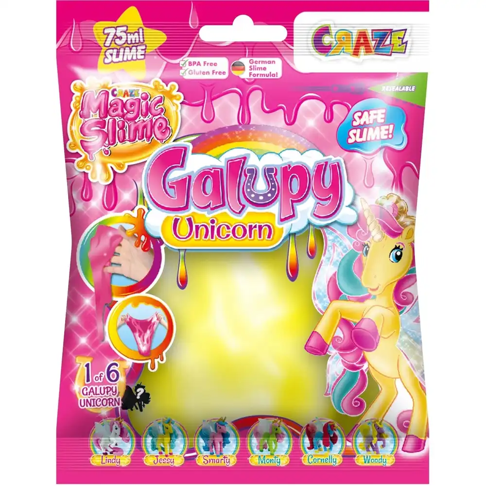 Craze - Magic Slime Unicorn (Yellow) - 2438