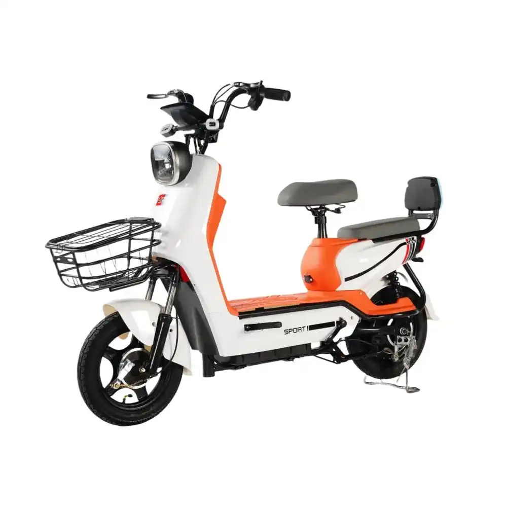 Shenniu Electric Ride-on Scooter 14 Inch Tires 48V 12A 350W - White - SHN-WS